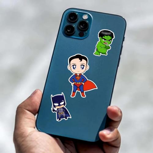 Image of Zesta Aesthetic Stickers for Laptop /Waterproof Anime Decal for Books /Vinyl Sticker for Fridge /Easy to Use Korean Car Sticker Kawaii Cute Stickers (Superh)