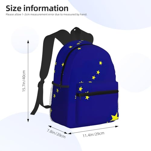 Sac à dos Alaska WURTON noir polyvalent décontracté taille unique