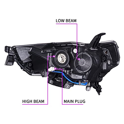 Archaic - For Toyota 4Runner Headlights Assembly 2014-2020 Oe Factory Style Headlamp Replacement,Passenger Side,To2519150,8113035540,8113035541 #TOP3