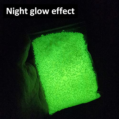 Ehope Luminous Polymer Slices Clay Slices Diy Nail Art Slices Fake Sprinkles Clay Sprinkles Fake Cake Dessert Toy Phone Case Decoration Arts Crafts(Pentagram+Heart-40G) #TOP1