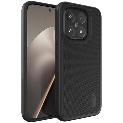 Coque Xiaomi 15T 5G premium en noir mat double couche robuste