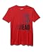 Under Armour Boys' One Step Ahead T-Shirt, Risk Red/Black, Youth Medium
