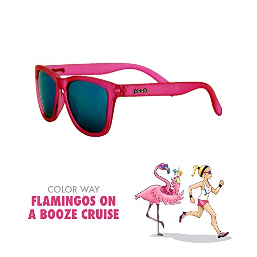 Óculos de Sol Goodr - Flamingos on a Booze Cruise
