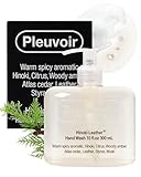 Pleuvoir Hand Wash Hinoki Leather - Hydrating Liquid Hand Soap - Mysterious Cypress Forest Leather Scent - Moisturizing with Hyaluronic Acid, Ceramides - Vegan, K-Beauty 10 fl.oz