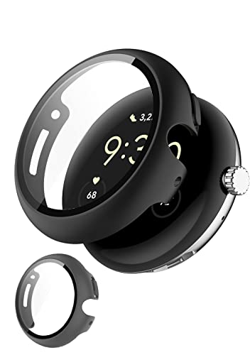 Google Pixel Watch/Pixel Watch2 P[X tی십KXt Google Pixel Watch2 Ή veN^[Jo[ PCf+{ɎqfދKX ̌^ ϏՌ ^ y wh~ Pixel Wat