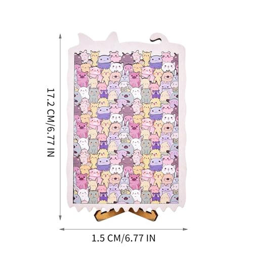 Puzle de animales de madera bonito para regalar en una reunión familiar 5