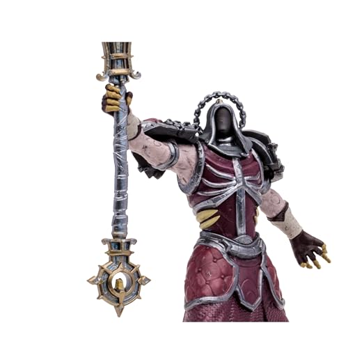 Mcfarlane Toys - World Of Warcraft Undead: Priest/Warlock (Raro) Figura In Posa In Scala 1:12 - 2