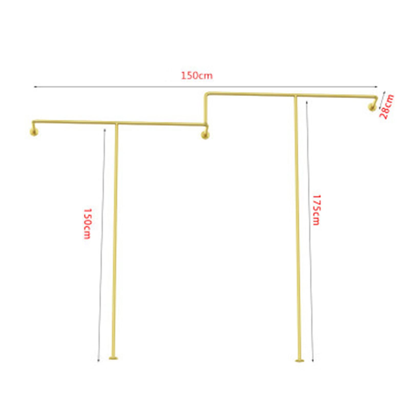 Negozio di Abbigliamento Espositori creativi Appendiabiti, Portico d'ingresso Organizzazione Appendiabiti da Appendere, Appendiabiti da Parete Borsa per Scarpe Scaffale per Tubi