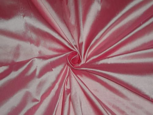 Dupioni de soie pure rose bonbon 137 cm | Tissu au mètre