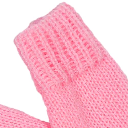 Image of Woolen Baby Sweater | Warm Knitted Winter Wear for Infant & Toddler | Soft Full Sleeve Cardigan for Baby Boys and Girls, Combo Pink & Green (6 to 12 Months) Pack of 2