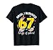 Bruh I Survived 67 Days of School Funny Six Seven Hands Meme T-Shirt
