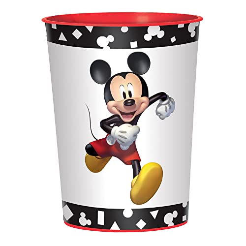 Amscan Mickey Mouse Design Plastic Favor Cup - 16 Oz. | Multicolor | 1 Pc. #TOP19
