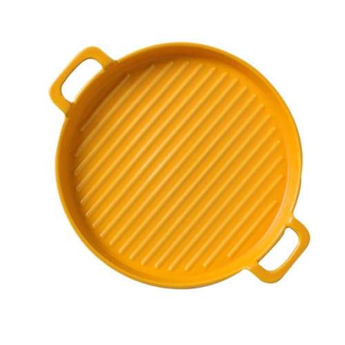 Plaque à pâtisserie en céramique décorative et résistante jaune - 2