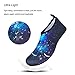 WateLves Water Shoes for Womens Mens Barefoot Quick-Dry Aqua Socks for Beach Swim Surf Yoga Exercise Camping Must Haves (Nebula BlackBlue, 46/47)