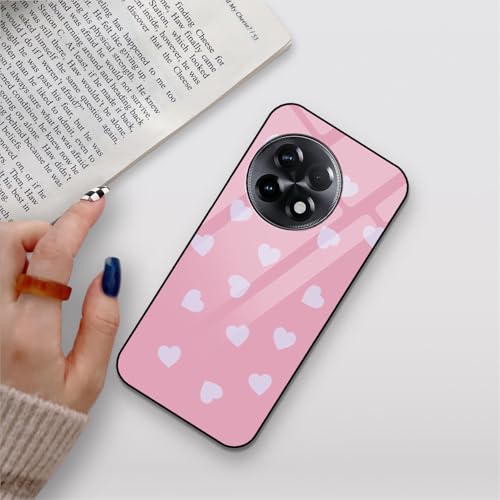 Image of COLORflow Back Cover Compatible with OnePlus 11R 5G | Heart Celestial Color Customized | Shockproof TPU Bumper with Camera Protection Back Cover Compatible with OnePlus 11R 5G