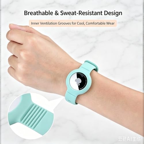2 Pack Waterproof Bracelet Compatible with (1 &3nd Gen) for Kid - image 4
