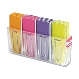 Clip-rite Clip-Flags Solid O/P/P/L 9 Clip-Tabs per color Dispenser included 36 pieces (CRT-028 )