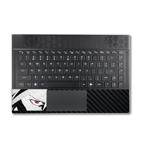 Image of MightySkins Carbon Fiber Skin Compatible with Alienware X14 R2 (2023) Full Wrap Kit - Anime Eye | Protective, Durable Textured Carbon Fiber Finish | Easy to Apply & Change Styles | Made in The USA