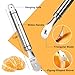 Stainless Steel Orange Peeler | Easy to Peel | Long Handle Orange Citrus Peeler Tool | Triangular-Blade & Zigzag-Shovel Orange Peeler Gadget