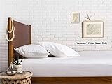 Comfy Sheets 100% Egyptian Cotton Sateen Weave 1000 Thread Count Queen Fitted Sheet with Elastic All Around - Fits Mattress Upto 18'' Deep Pockets White