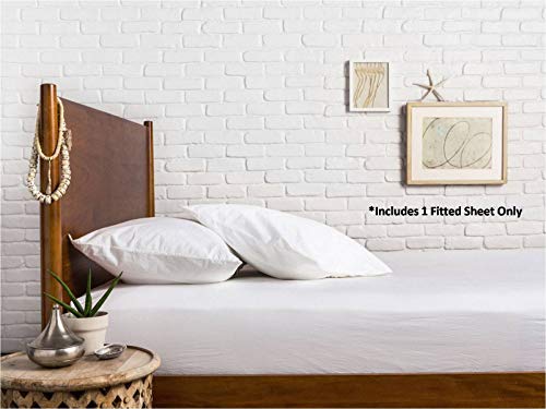 Best Cyber Monday 🔥 Comfy Sheets 100% Egyptian Cotton Sateen Weave 1000 Thread Count California King Fitted Sheet with Elastic All Around - Fits Mattress Upto 18'' Deep Pockets White Best Cyber Monday 🔥 Comfy Sheets 100% Egyptian Cotton Sateen Weave 1000 Thread Count California King Fitted Sheet with Elastic All Around - Fits Mattress Upto 18'' Deep Pockets White