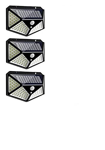 smit fashion Solar Lights for Garden 100 LED Motion Sensor Security Lamp for Home,Outdoors Pathways | Bright Solar Wireless Security Motion Sensor 100 Led Night Light (100 LED ) (3)