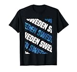 sweden modello camo blu camouflage maglietta