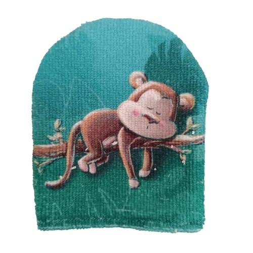 Mini-gants de toilette singe Stillistic cadeau de naissance - 3