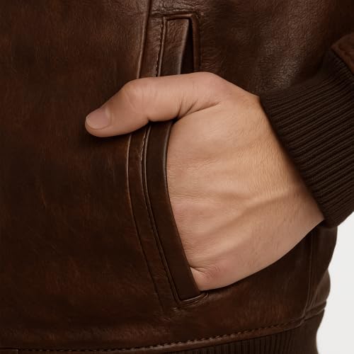 Cuir Varsity Lambskin Bomber