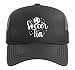 Soccer Tia of A Soccer Player Tia Soccer Tia Aunt Trucker Hat with Adjustable Mesh Back, Black