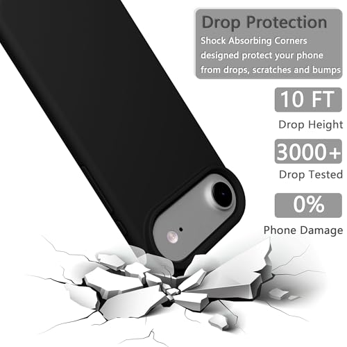 Image of iPhone air Case Silicone,Soft Microfiber Lining(Black)