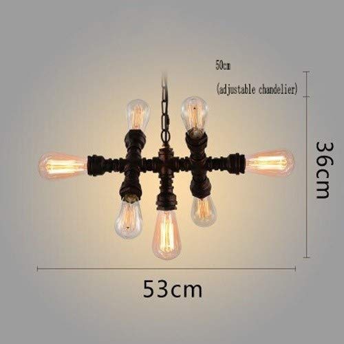 Suspension vintage E27 style steampunk pour éclairage de table de restaurant - 8