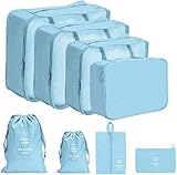 ✿ Perfecto para viajar - DoGeek cubos de embalaje son la mejor opción para su viaje relajado y alegre, adecuado para la familia / pareja o viaje a largo plazo