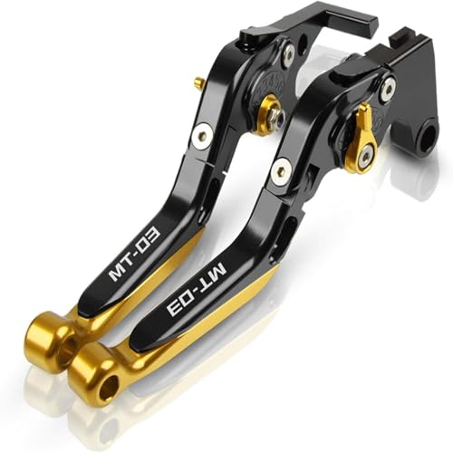 Motorrad Kupplungshebel Für Yamaha Mt03 Mt-03 Mt03 2005 2006 Motorrad Aluminium Klappbar Einstellbare Ausziehbare Bremskupplungshebel Zubehör Mt 03 Logo Hebel Kupplungsbremse