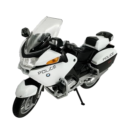 Welly Die Cast BMW R1200 RT Police Motorcycle 1:18 miniatura 2