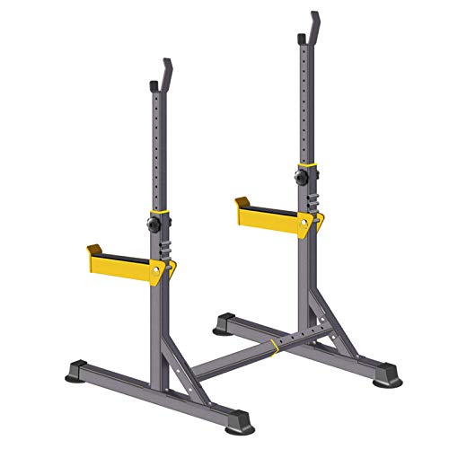 Adjustable Squat Rack Multi-Function Barbell Rack Dip Stand Barbell Stand Weight Lifting Rack Home Gym Fitness Weight Lifting Bench Press Dipping Station