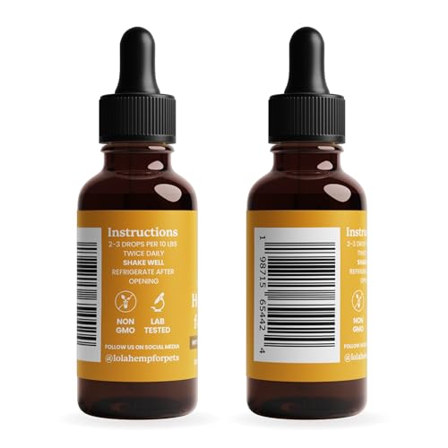 Image of Lolahemp Mobility & Hip & Joint Hemp Oil for Dogs - Organic Hemp & Turmeric - Mobility, Comfort & Longevity