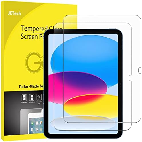 JETech Screen Protector for iPad (A16) 11th/10th Gen, 2-Pack