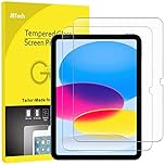 JETech Screen Protector for iPad (A16) 11th/10th Generation (2025/2022), 9H Tempered Glass Film, HD Clear, 2-Pack