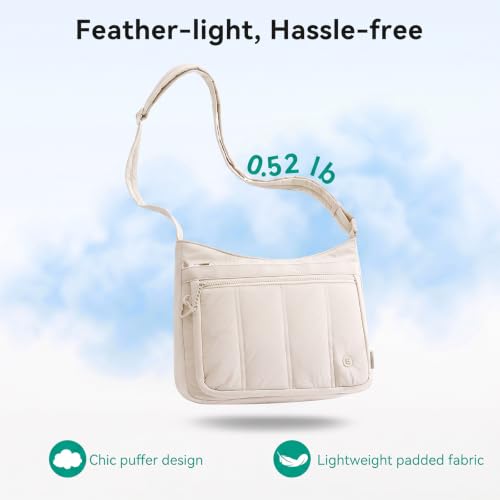 Image of Nylon Crossbody Bag for Women, Lightweight Shoulder Travel Purse
