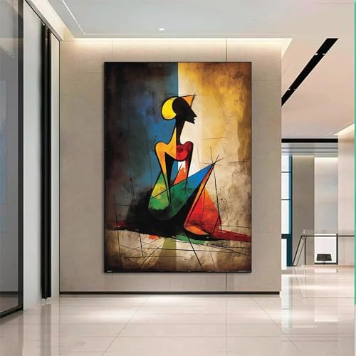 Tableau abstrait sur toile pour habiller un grand mur vide - 4
