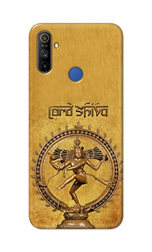 Image of PRINTFIDAA Lord Shiva As Nataraj Printed Designer Hard Case for Realme Narzo 10A / 20A Back Cover -(e) RPM1004