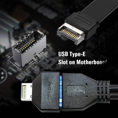 Adaptador USB 3.1 Type-E a USB 3.0 20Pin miniatura 7