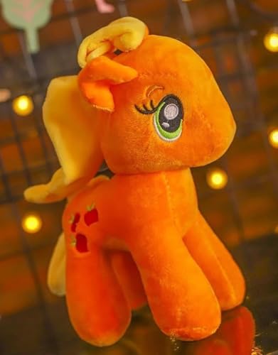 Image of Tickles Little Unicorn Soft Stuffed Plush Toy for Kids Boys & Girls Birthday Gift (Color: Orange Size: 30 cm)