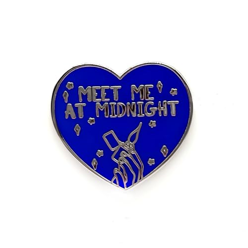 Image of Meet Me At Midnight Pin - Theme Series | Premium Enamel Pin - Statement Lapel Pin - Plated Badge for Clothing, Bags, Hats, Jackets, and Lanyards