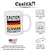 Casitika German gifts. 11 oz Coffee Mug with German Flag Design. Unique Germany Pride Cup for Friends, Family, or Coworkers. Ideal Souvenir Gift for Someone in Germany.