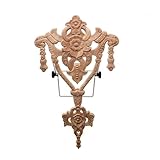 Applique per architrave per porta in legno massello, decorativo, pavimento piatto, vuoto, ...