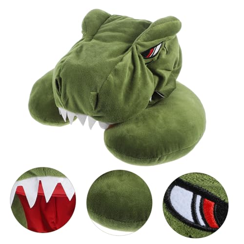 Almohada de viaje con capucha de peluche mediana miniatura 5