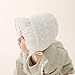 JELLYTREE Baby Hat Bonnet Toddler Girls Fashion Princess Ruffle Muslin Lining Cap Infant Lacy Beanie, White, XL, 1-3Y