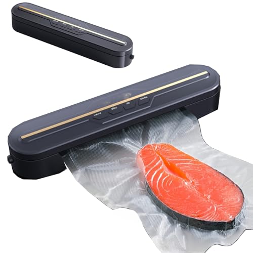 Selladora De Alimentos Multifuncional Al VacíO, Con Modos Para Alimentos Secos Y HúMedos, 30 Bolsas De VacíO, Potencia De 60 Kpa Y Pantalla Led, Para Sous Vide Y Almacenamiento HerméTico De Alimentos